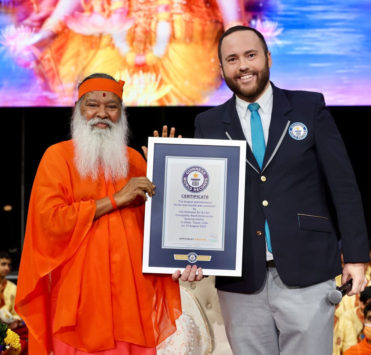 Guinness World Record · Largest Simultaneous Hindu Text Recital